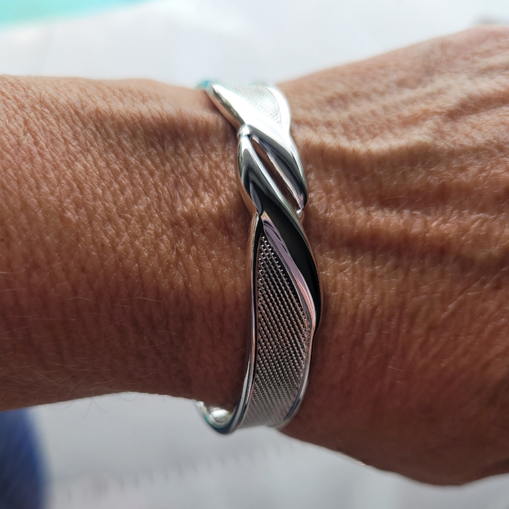 Silvertone Monet Bracelet
